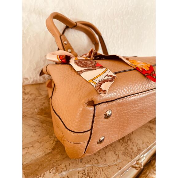 Coach penelope F14686 light melon pebble Leather Satchel BAG PURSE - Picture 6 of 9